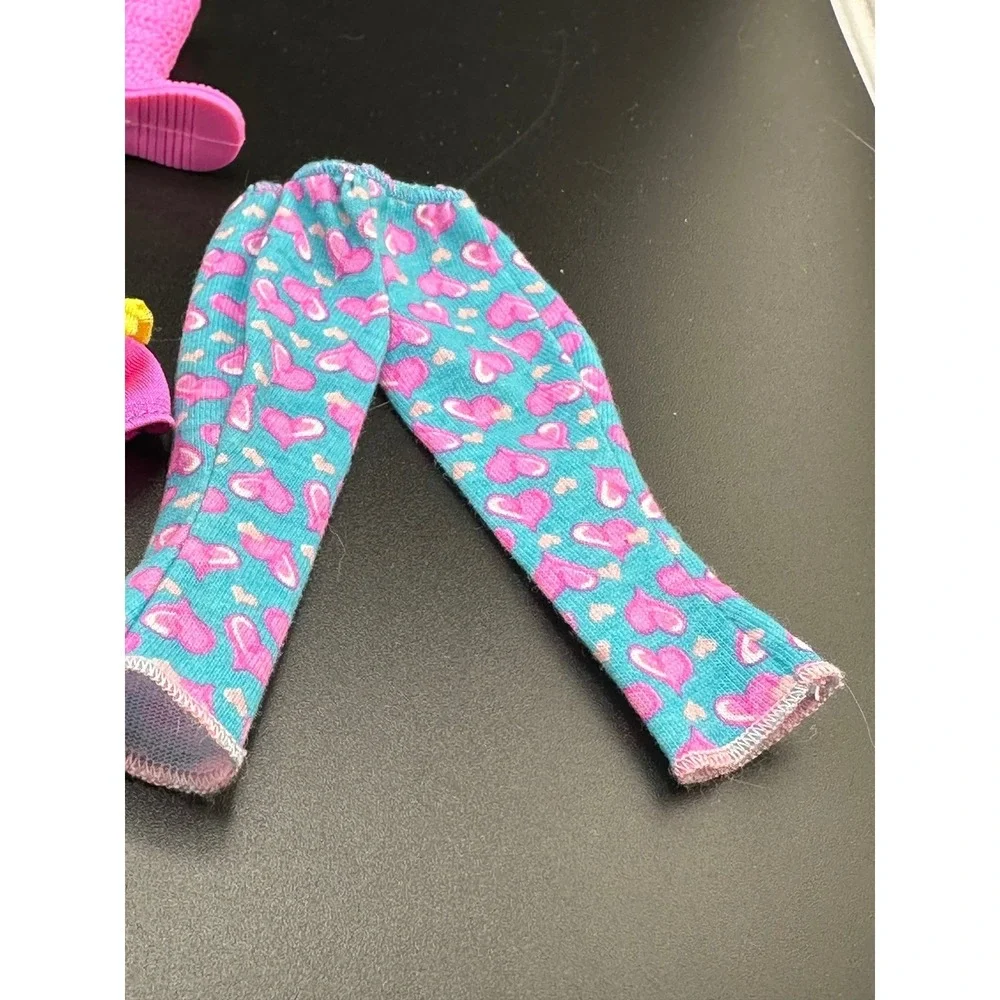 Barbie Mattel Slumber Party Sleepover Fashionistas Y2K pajamas robe shoes shorts